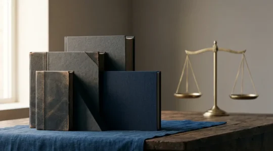 Scène symbolique évoquant la protection juridique du consommateur face aux institutions bancaires