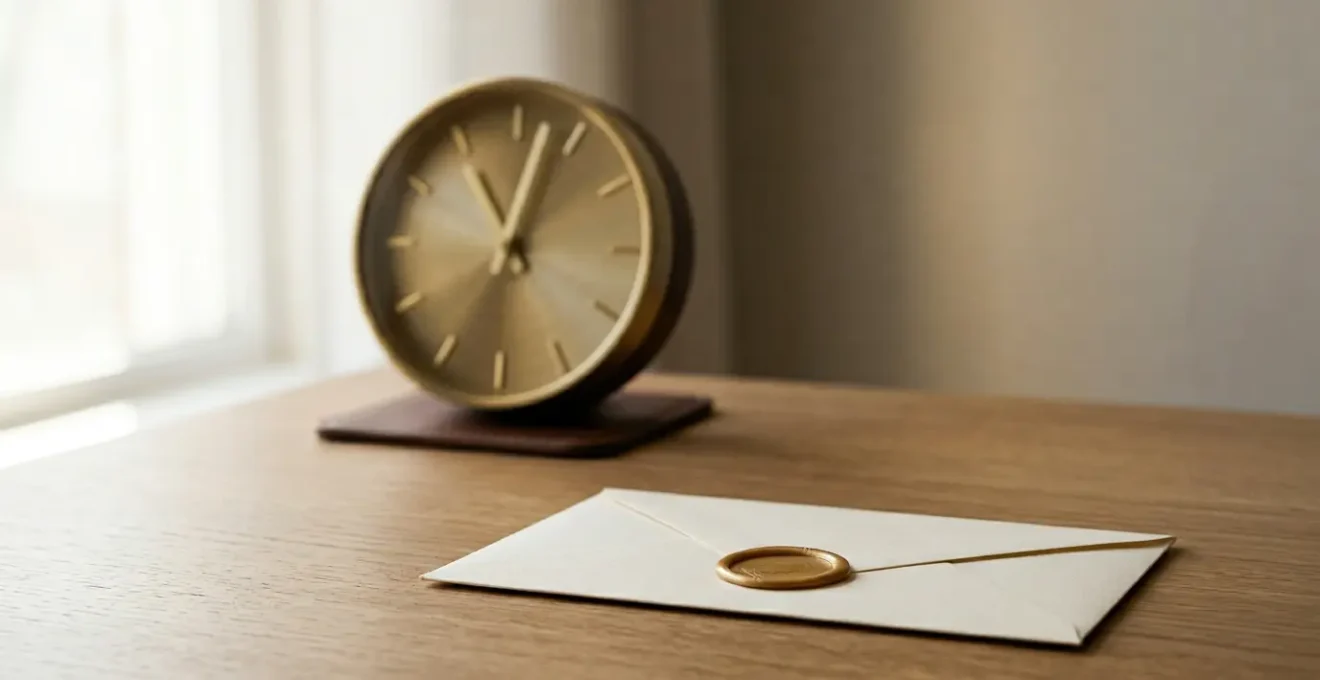 Représentation visuelle du délai de réflexion obligatoire de 11 jours pour l'acceptation d'une offre de prêt immobilier selon la loi Scrivener 2