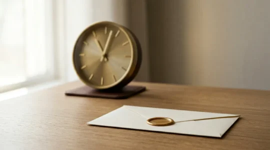 Représentation visuelle du délai de réflexion obligatoire de 11 jours pour l'acceptation d'une offre de prêt immobilier selon la loi Scrivener 2