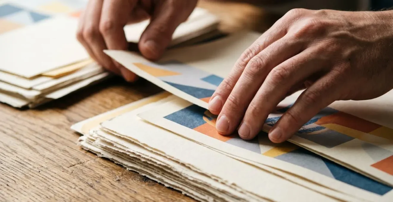 Processus méthodique de préparation d'un dossier de déclaration de sinistre avec documents organisés