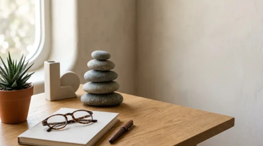 Dossier de prêt immobilier avec calculatrice et documents financiers pour remboursement anticipé sans pénalités